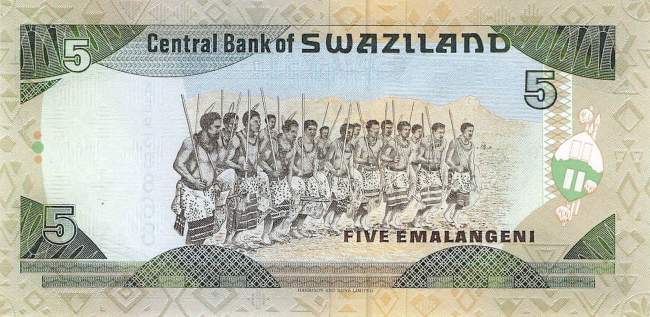 5 Emalangeni p.23a 1995